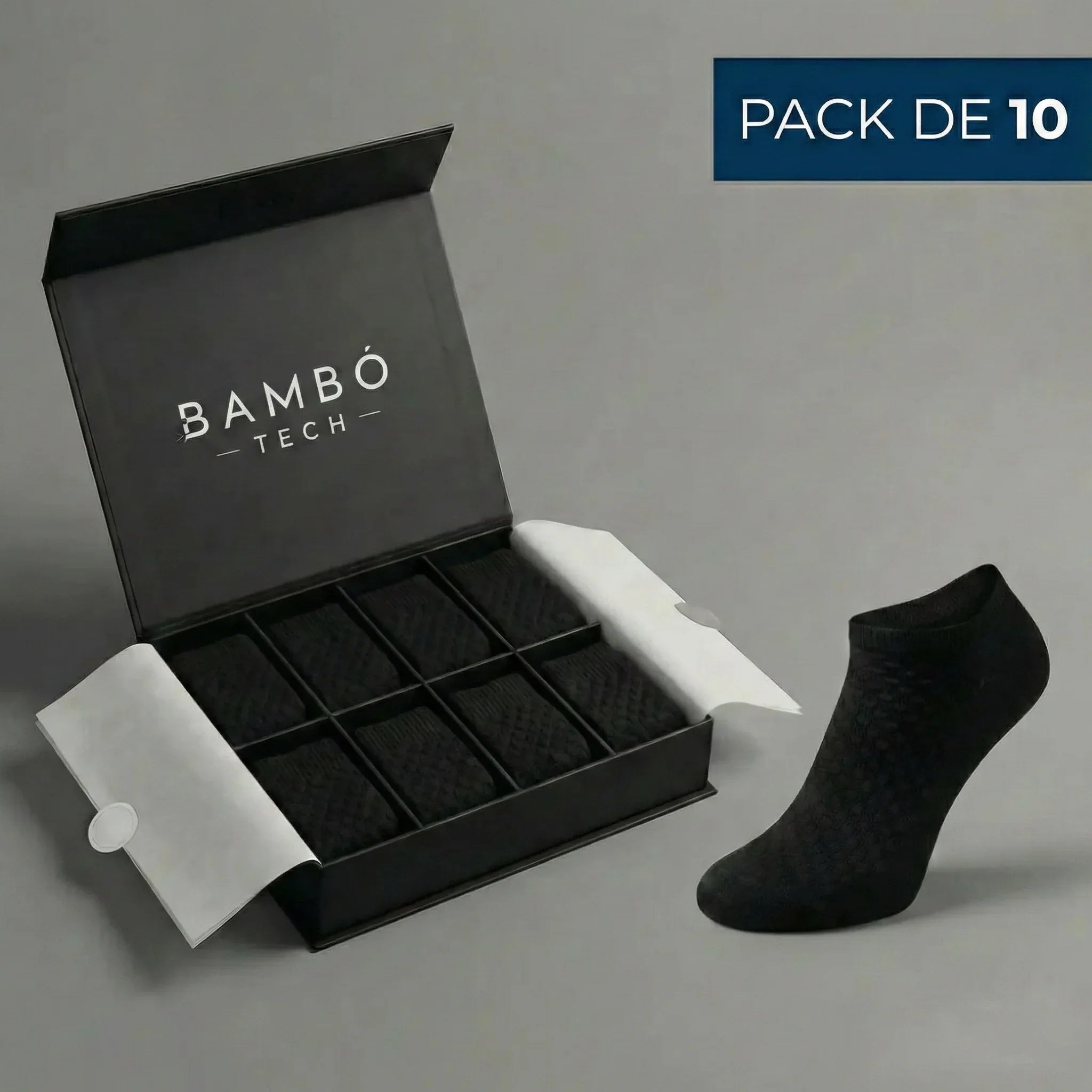 Calcetines tobilleros de bambú – Transpirables, suaves y antibacterianos