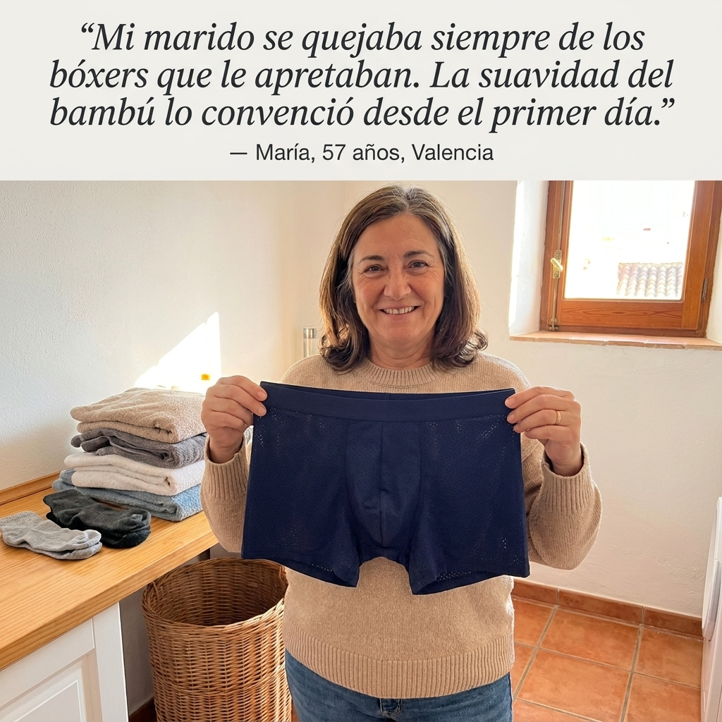 5 Bóxers Bamboo Tech en fibra de bambú premium