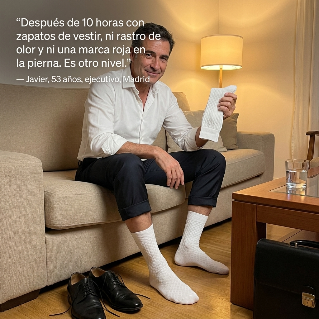 Calcetines de Bambú Sin Marcas, Transpirables y Antibacterianos