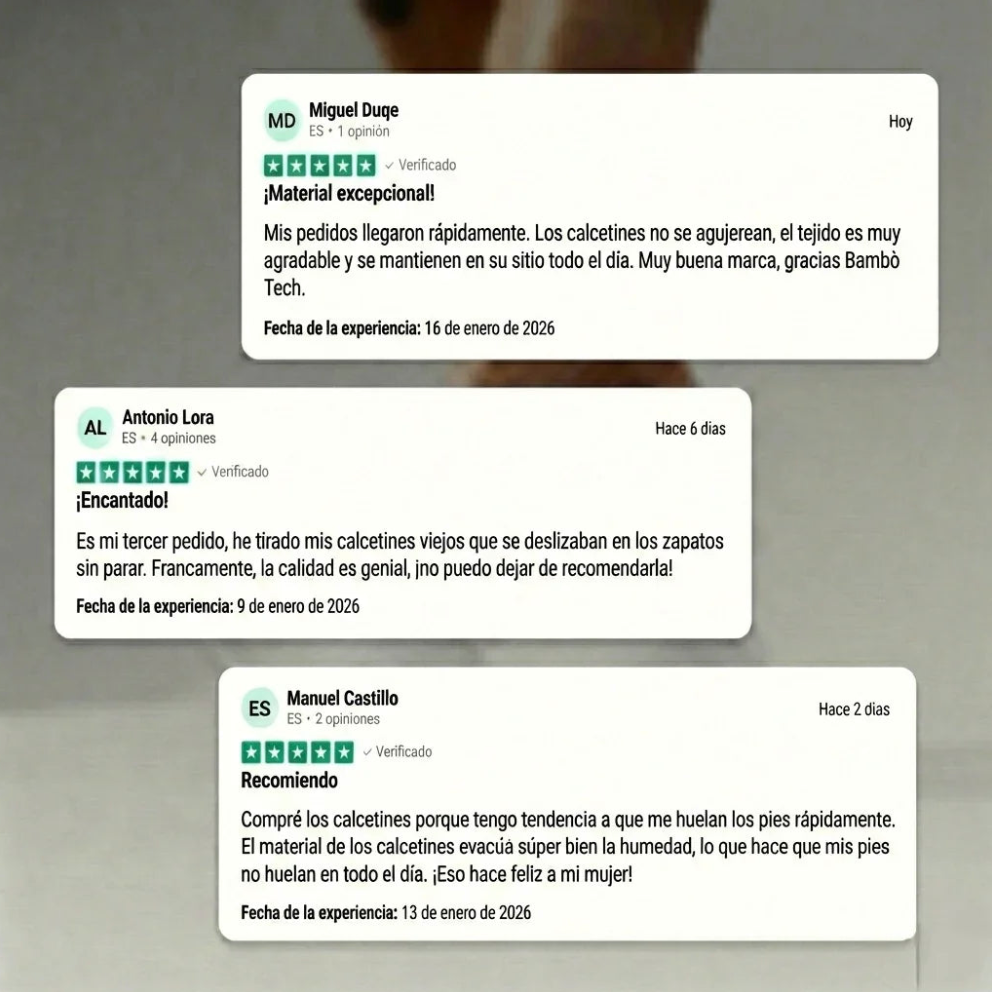 Calcetines de Bambú Sin Marcas, Transpirables y Antibacterianos