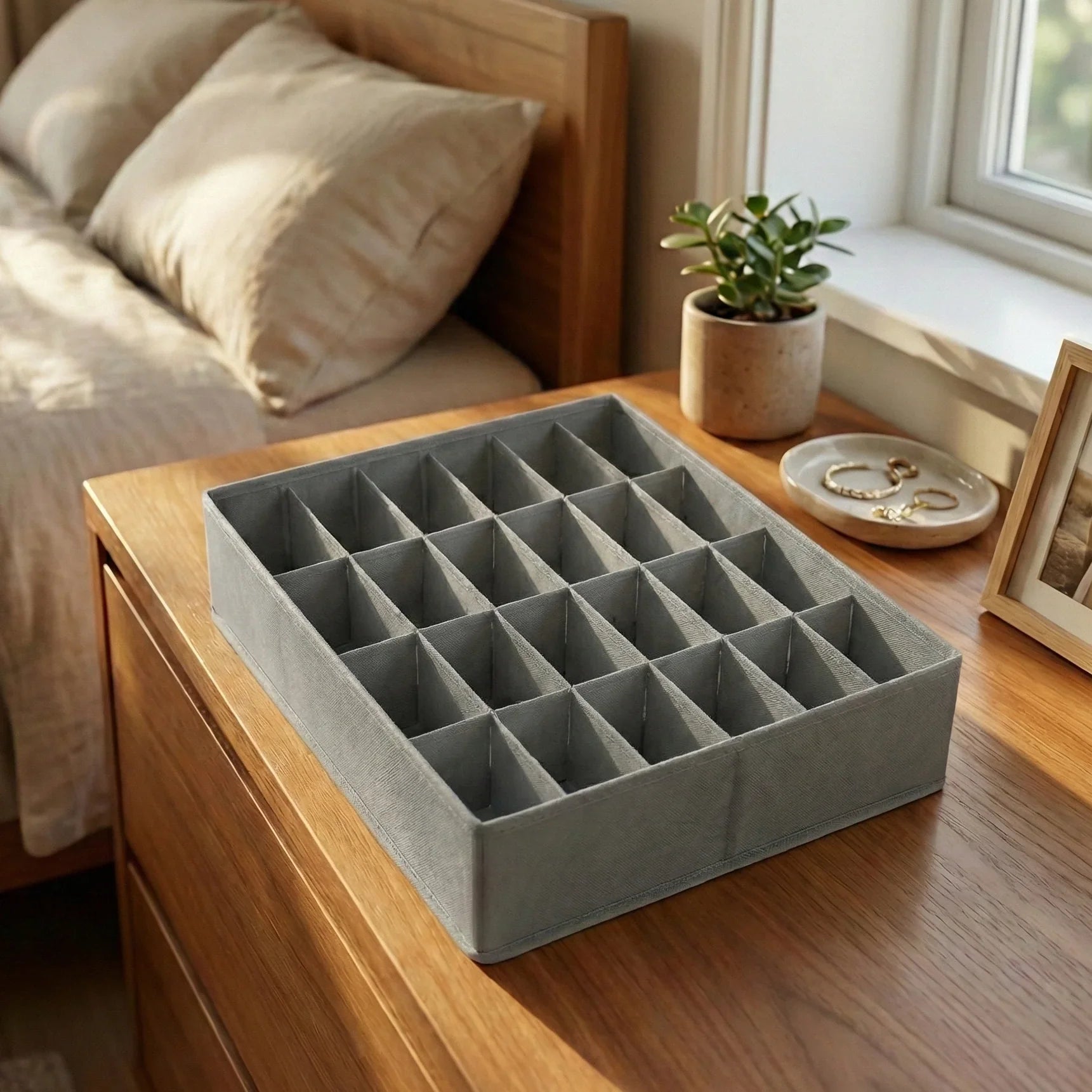 Organizador de cajones para calcetines y ropa interior
