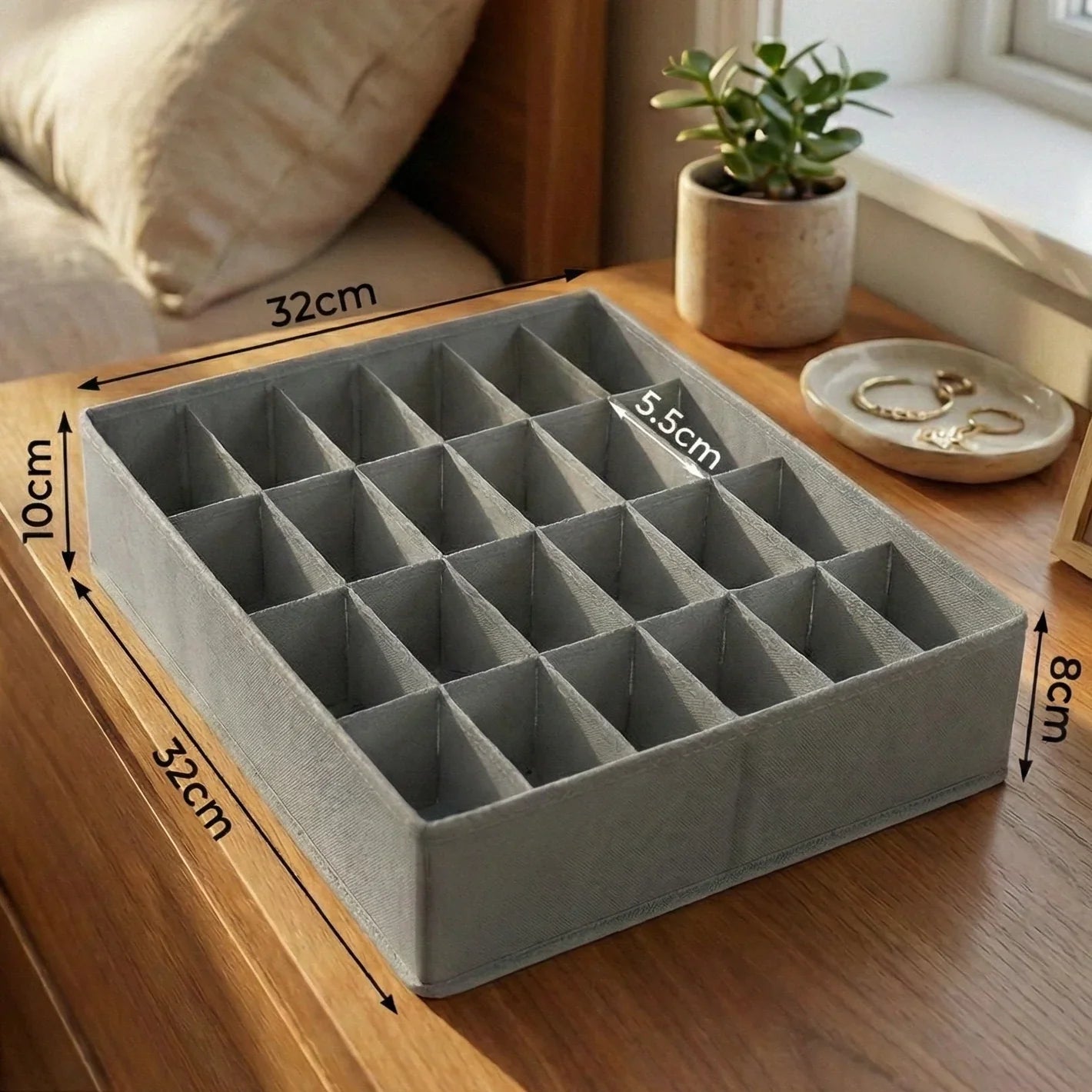 Organizador de cajones para calcetines y ropa interior