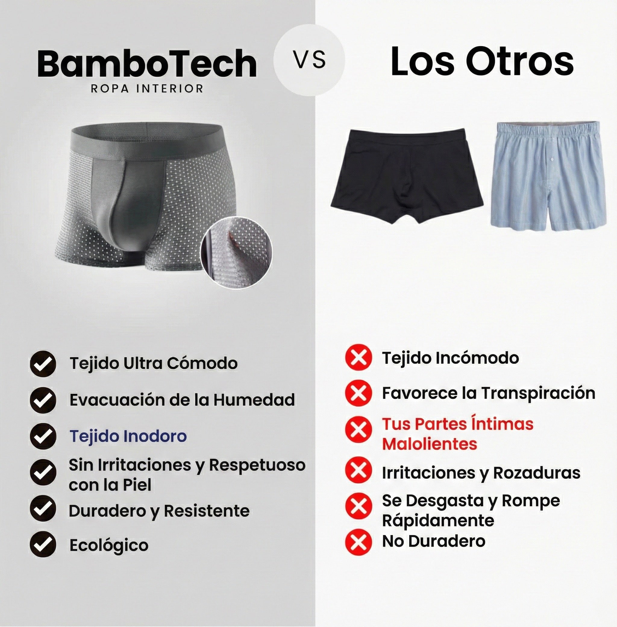 Boxers de Bambú: Confort para Todo el Día