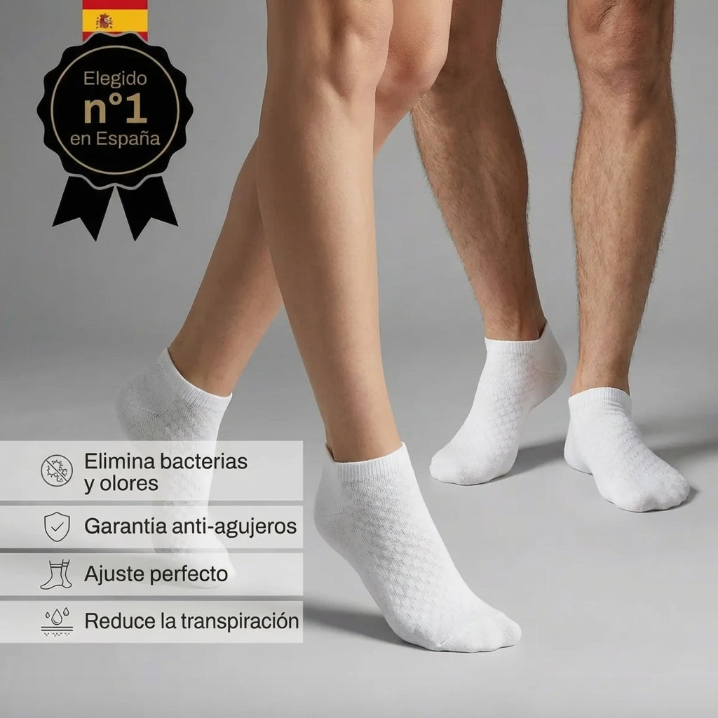 Calcetines tobilleros de bambú – Transpirables, suaves y antibacterianos