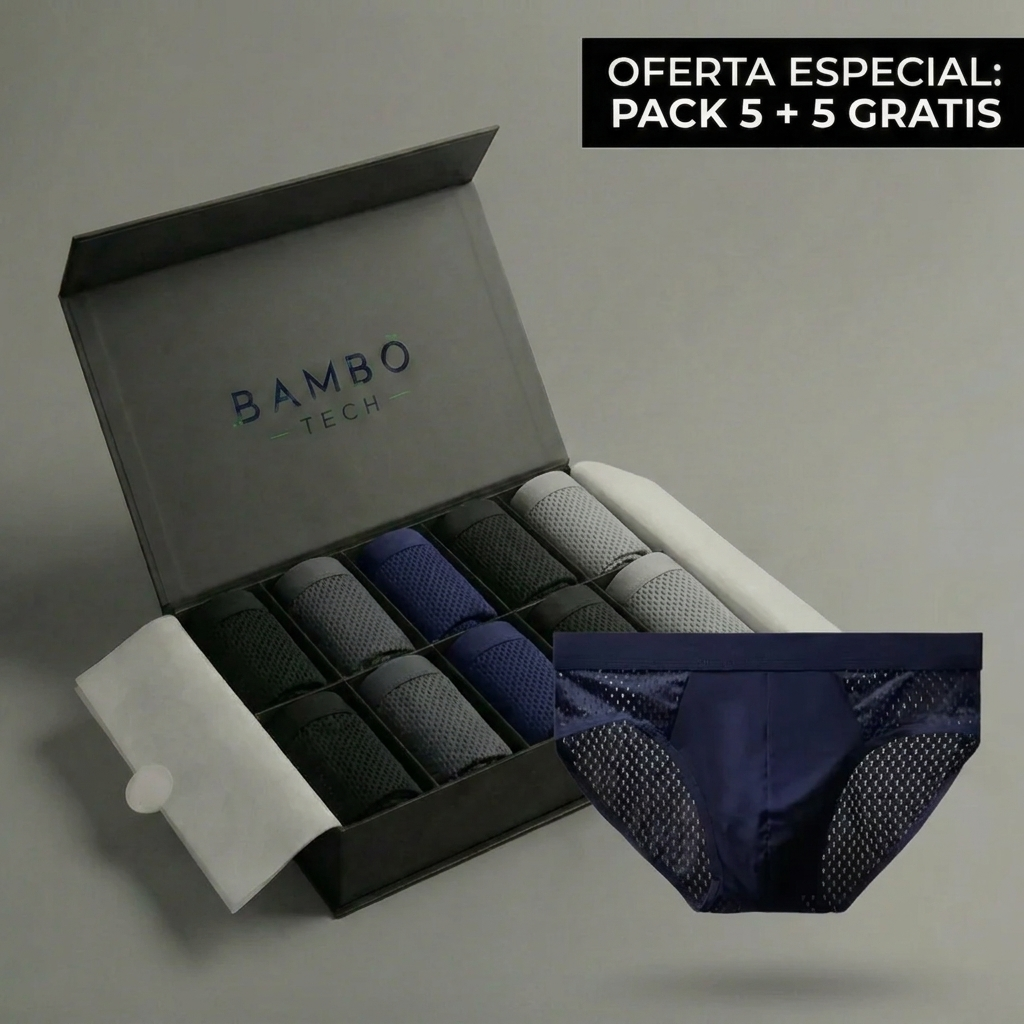 CALZONCILLO BAMBO TECH EN FIBRA DE BAMBÚ PREMIUM