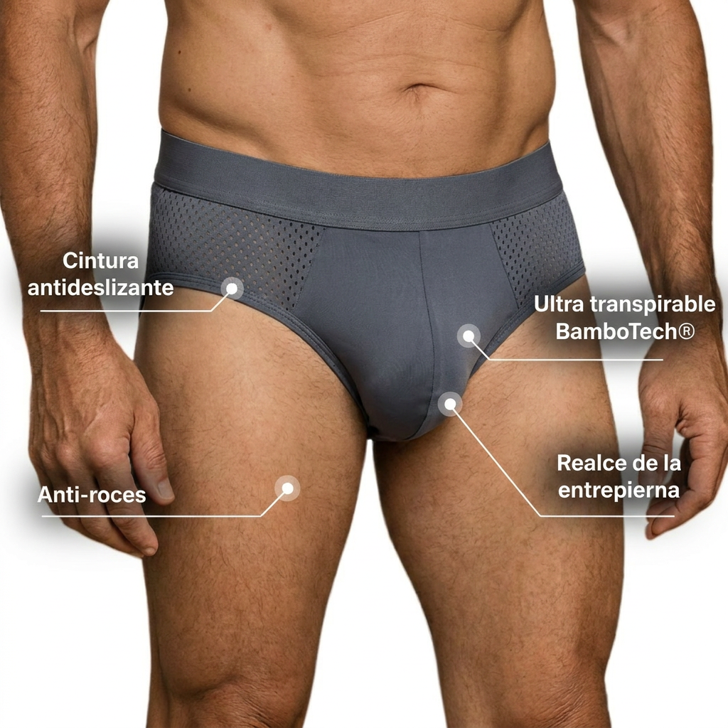 CALZONCILLO BAMBO TECH EN FIBRA DE BAMBÚ PREMIUM