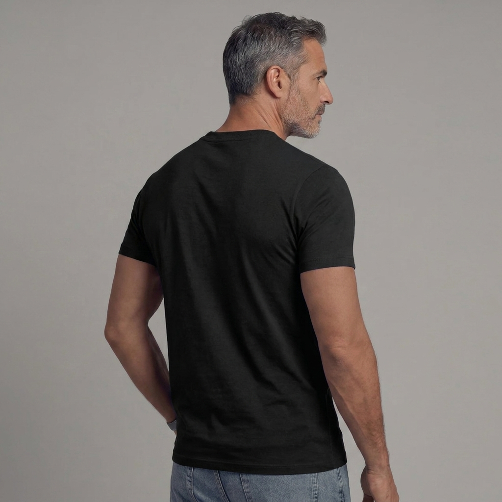 Camiseta de hombre en fibra de bambú – Antibacteriana, refrescante y suave
