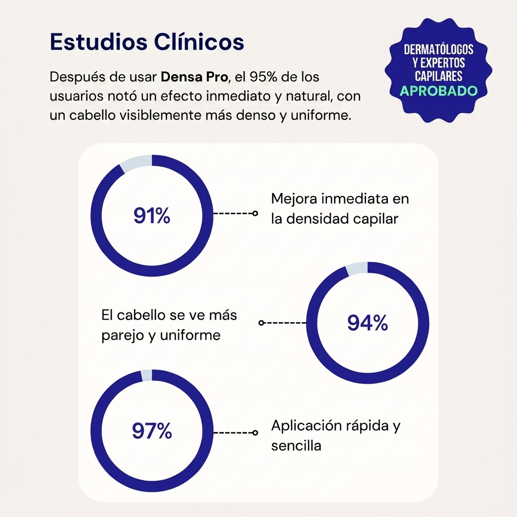 Densa Pro — Cabello Denso en 10 Segundos