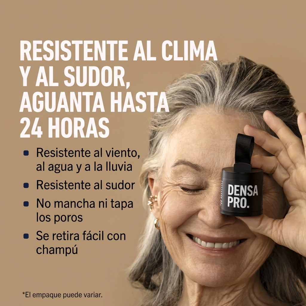 Densa Pro — Cubre Canas y Raíces en 10 Segundos